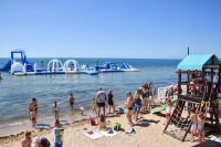 Детский пляж открылся в Евпатории