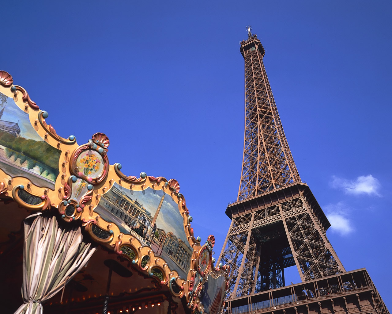 париж франция вид с эйфелевой башни бесплатно