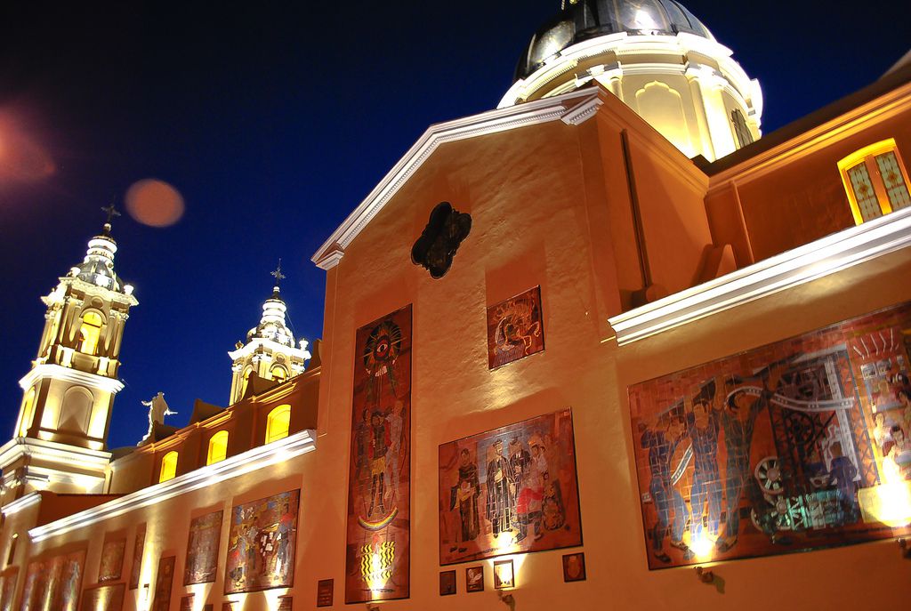 Кафедральный собор Кордобы ночью - Кордоба, Аргентина фото #32182