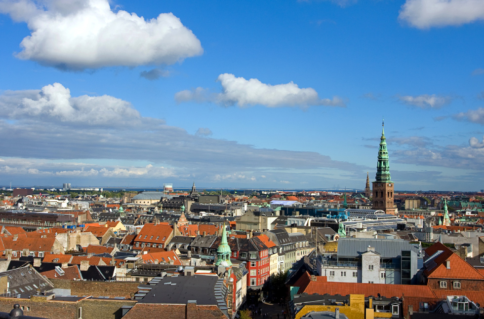 Крыши Копенгагена - Копенгаген, Дания фото #3653