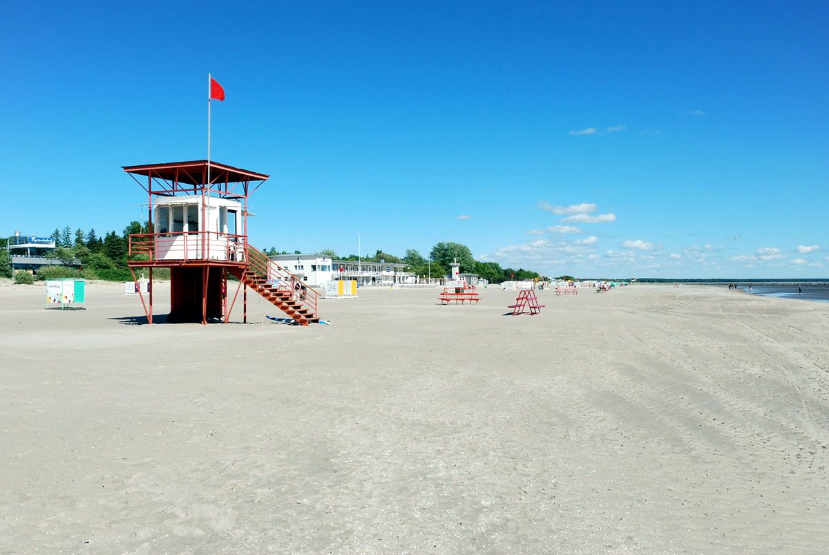 Пляжи в пярну