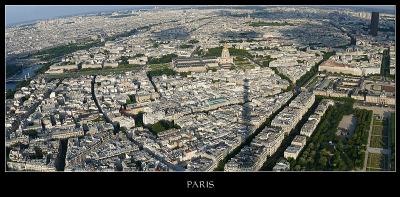 Панорама - Париж, Франция фото #3292