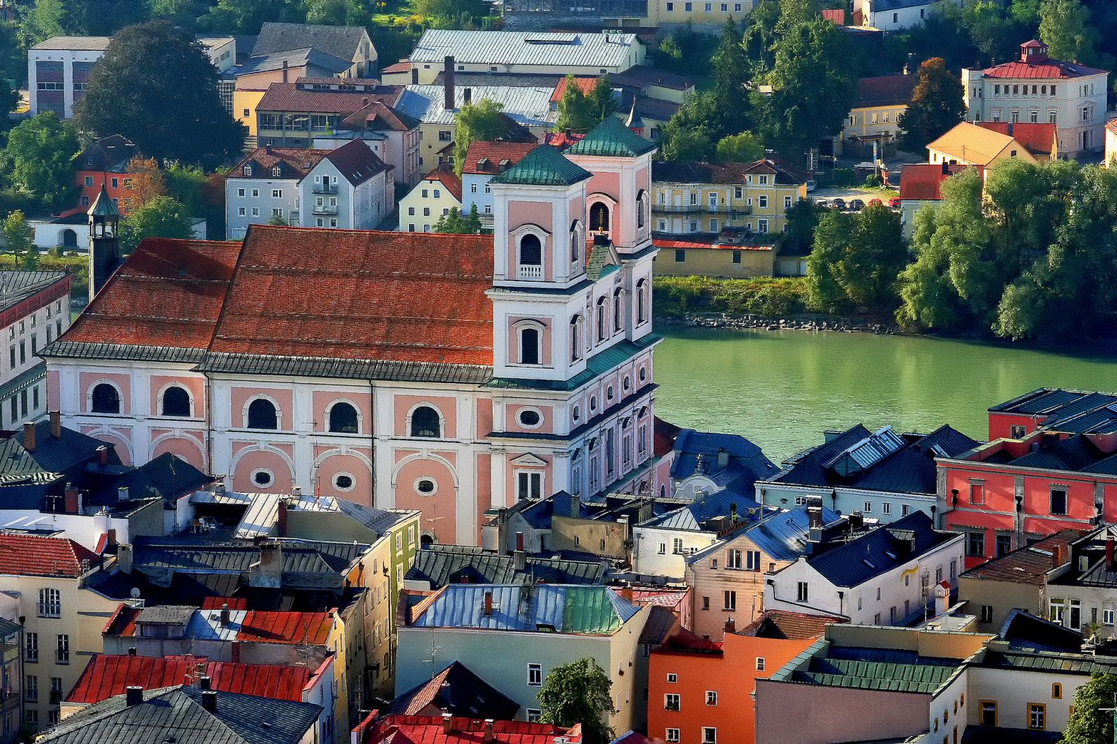 Вид на Пассау сверху - Пассау, Германия фото #32650