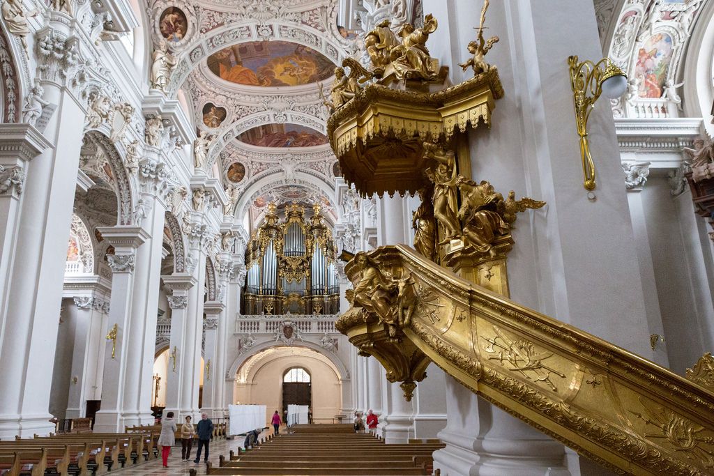 Кафедральный собор Святого Стефана внутри - Пассау, Германия фото #32663