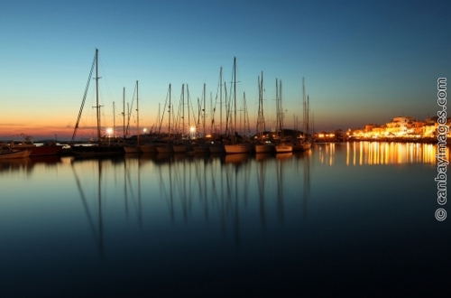 Yachts and Naxos town - Киклады, Греция фото #3119