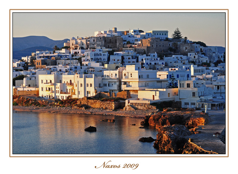Sunrising in Chora of Naxos - Киклады, Греция фото #3276