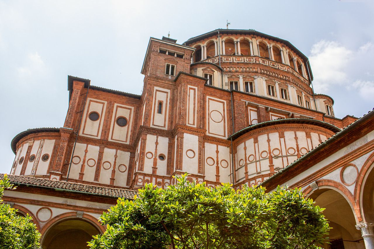 Церковь Санта-Мария-делле-Грацие - Милан, Италия фото #32319