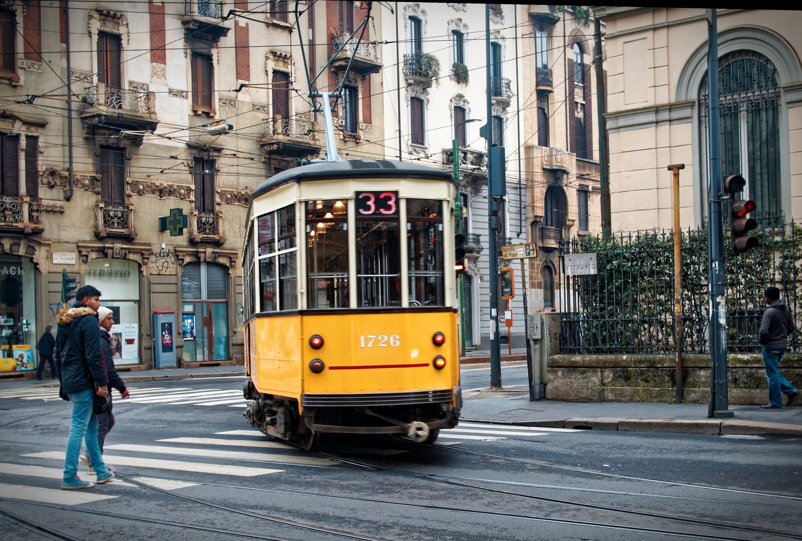 Трамвай в Милане - Милан, Италия фото #32334