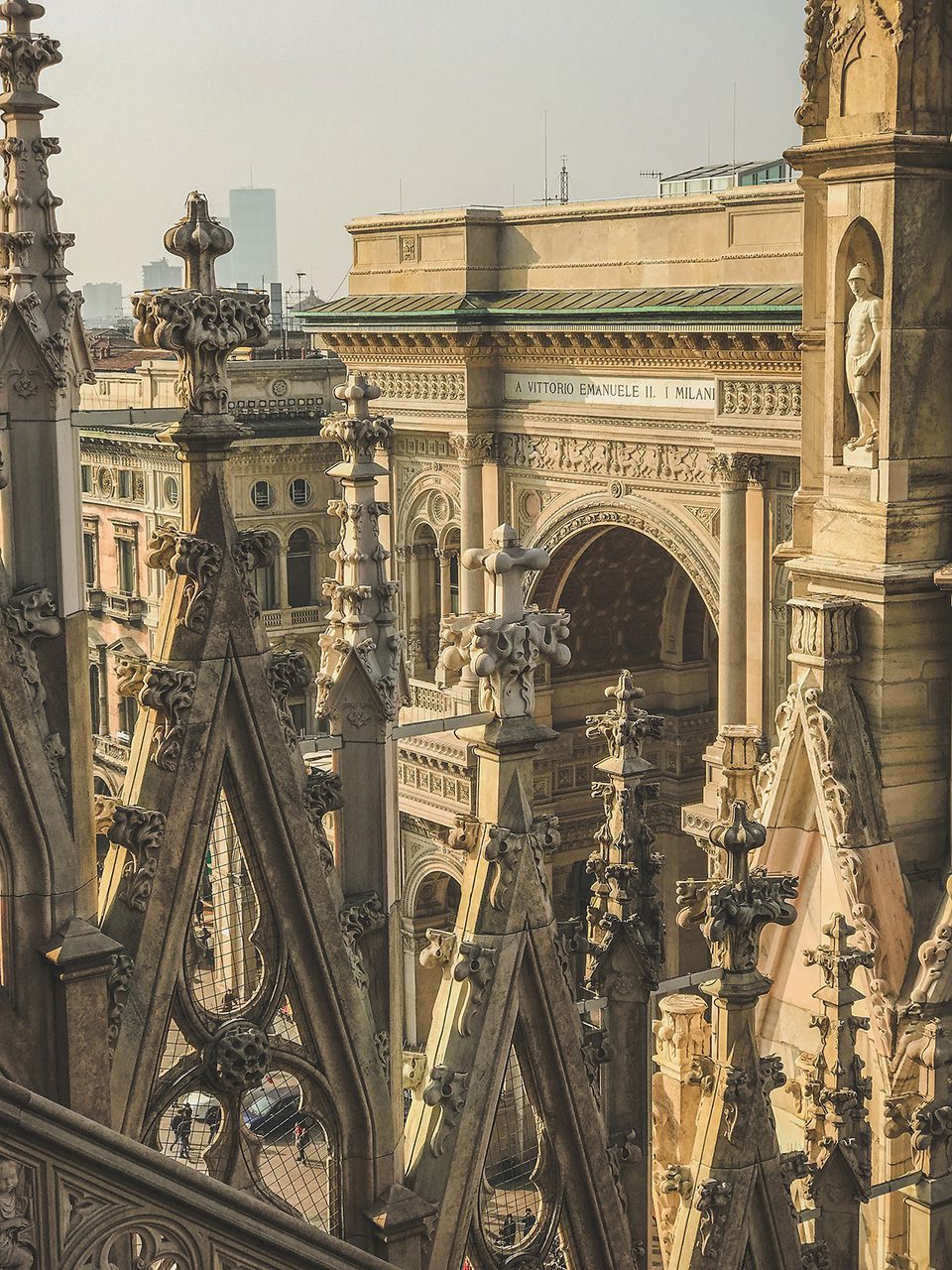 Вид с Миланского собора - Милан, Италия фото #32337