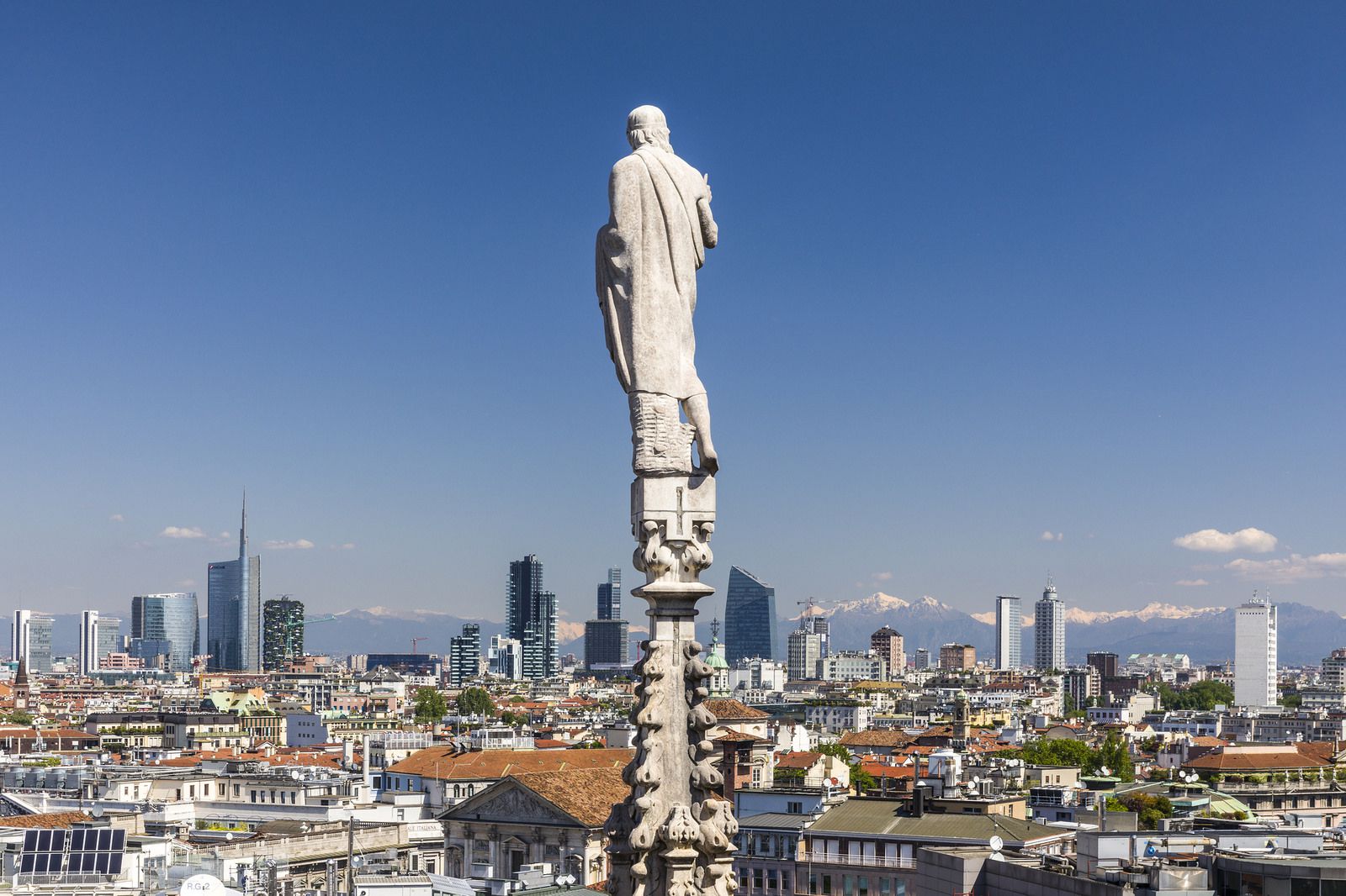 Вид с Миланского собора - Милан, Италия фото #32338