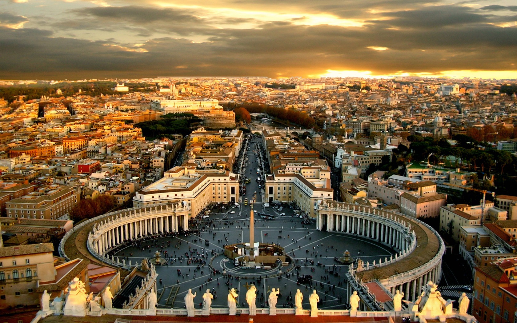 Панорама Рима - Рим, Италия фото #4614