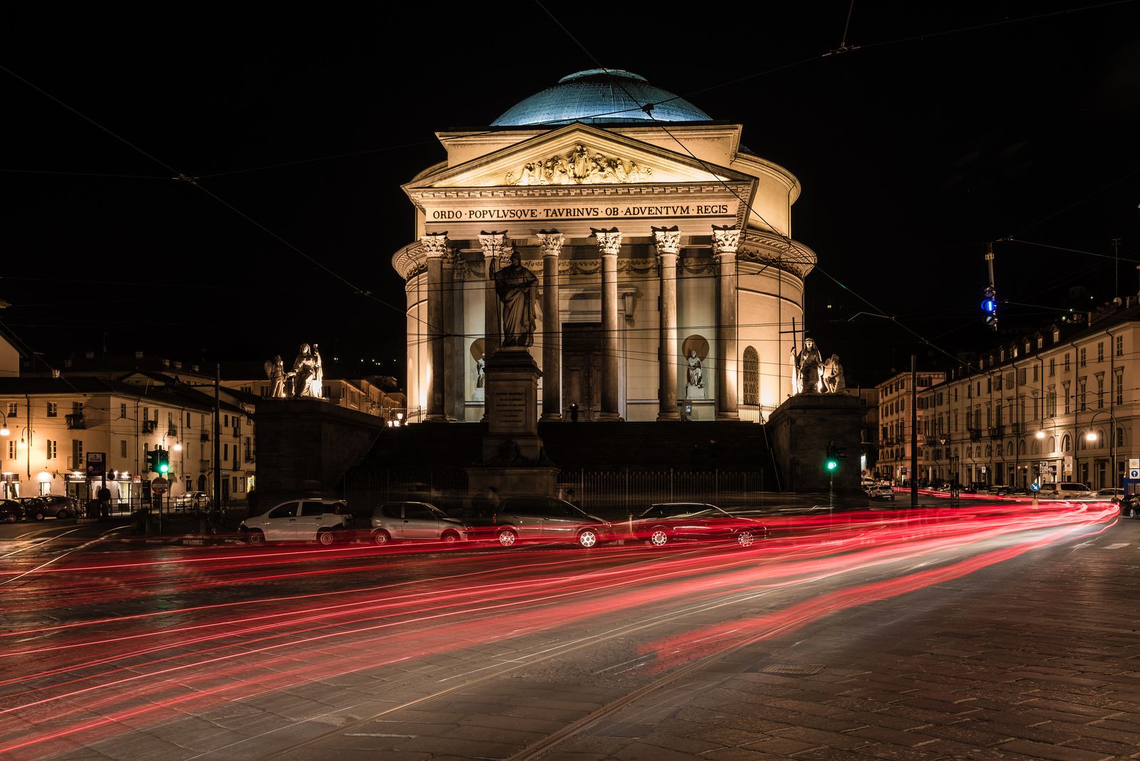 Церковь Великой Богоматери ночью - Турин, Италия фото #32218