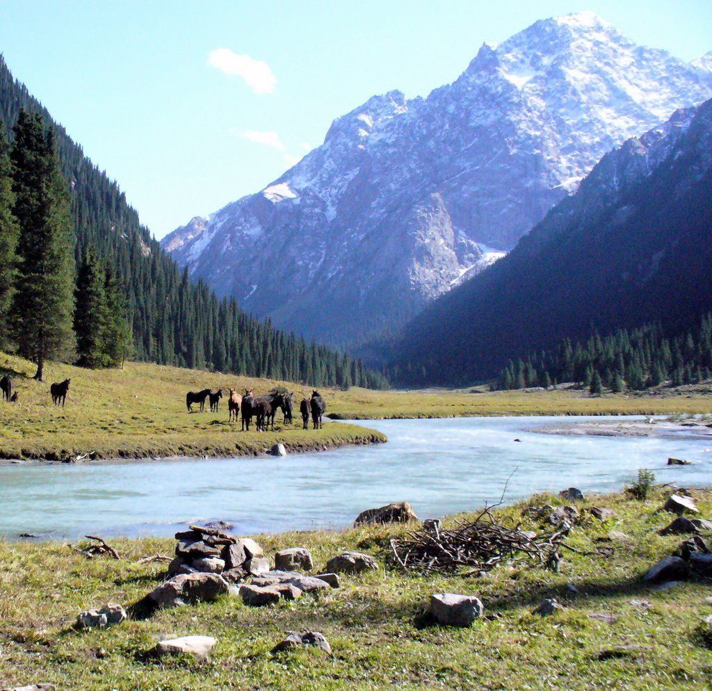 Горы иссык куль киргизия