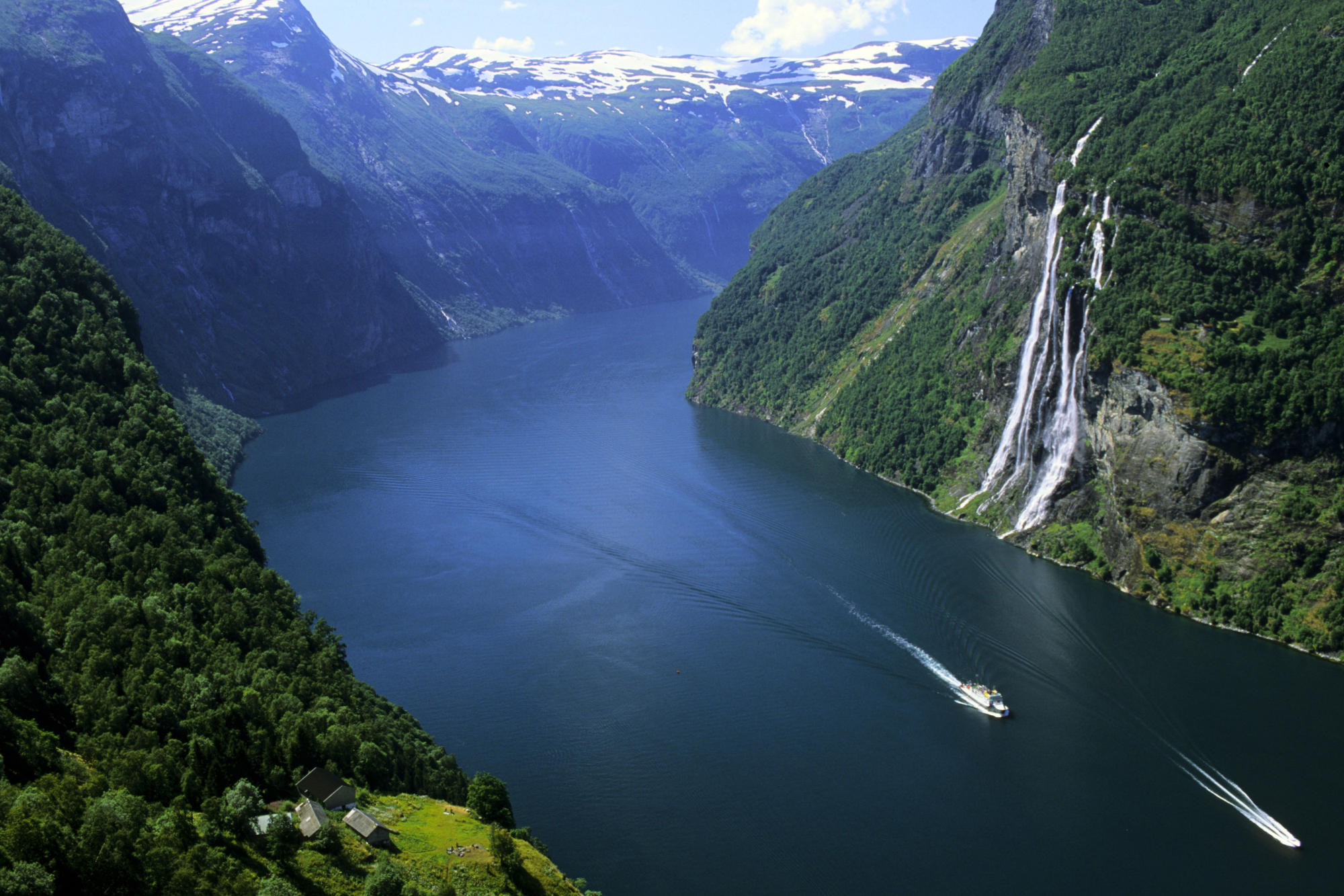 Scenic cruising Hardangerfjord