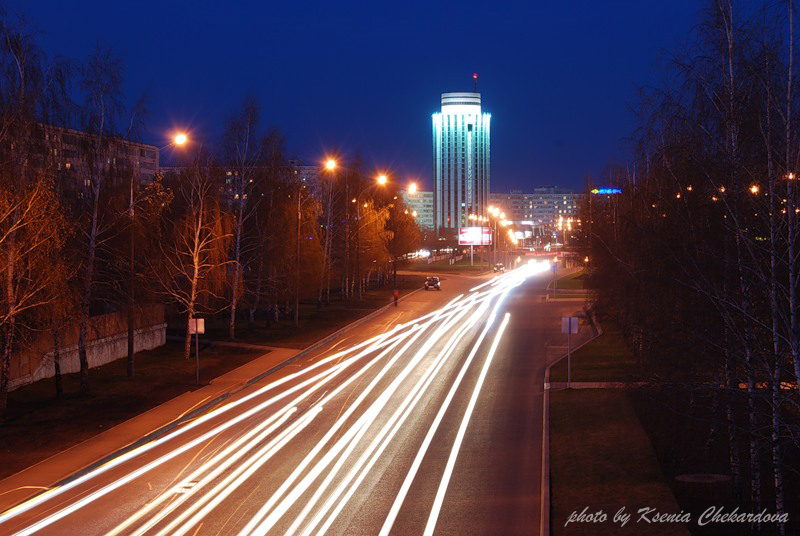 Ночной проспект - Набережные Челны, Россия фото #2998