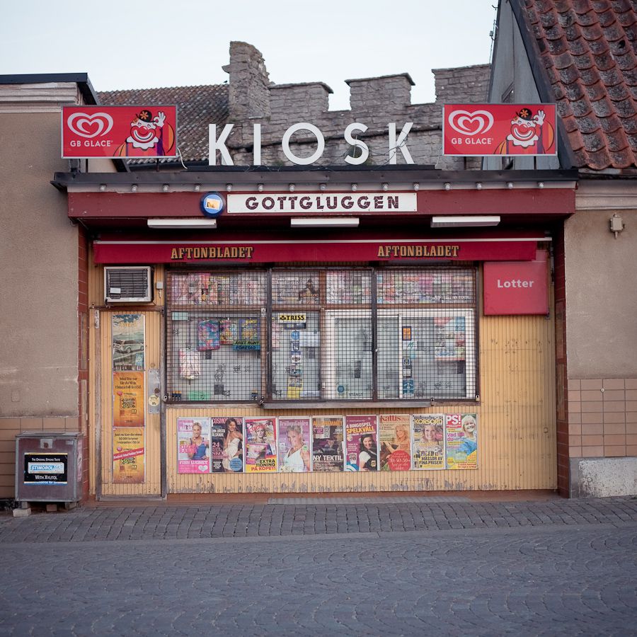 Газетный киоск в Висбю - Висбю, Швеция фото #32636