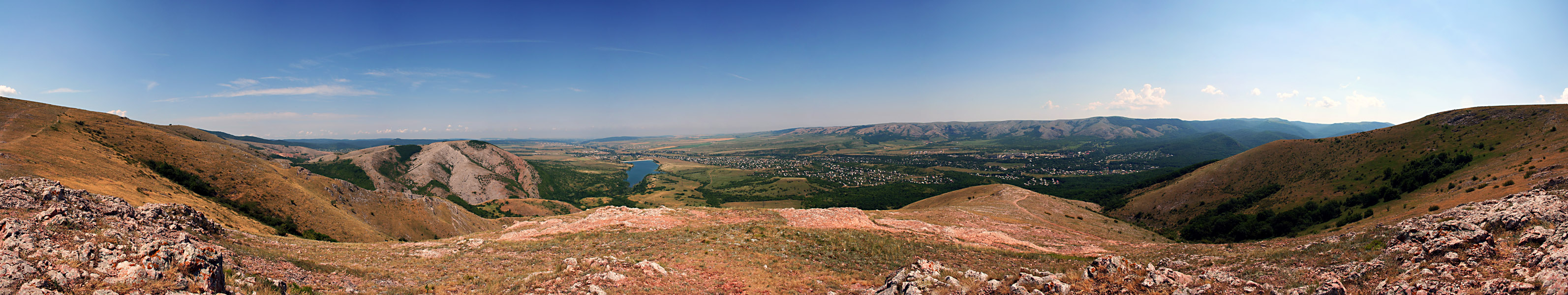 Вид на Перевальное с нижнего плато - Украина фото #2971