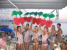 На берегу Ibiza Town множество баров
